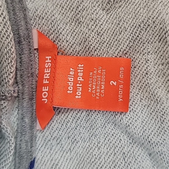 Joe Fresh, Girls, Size 2, Zippered Hoodie, Thin, Spring, Summer - Picture 3 of 5